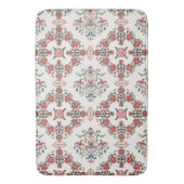 Aangepaste grote bloeipatroon badmat (Voorkant Verticaal)