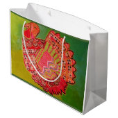 Aangepaste grote cadeautas met kleurrijk Turkije (Achterkant Gekanteld)