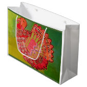 Aangepaste grote cadeautas met kleurrijk Turkije (Voorkant Gekanteld)