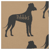 Aangepaste Grote Deen Hond Stof (Close Up)