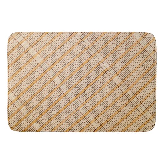 Aangepaste grote diagonale bamboe badmat (Voorkant)