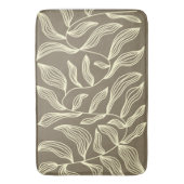 Aangepaste Grote Flora Blad Badmat (Voorkant Verticaal)