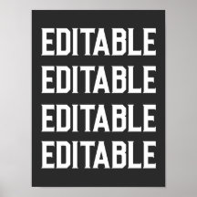 Aangepaste Grote Font Tekst Personaliseer Zwarte M