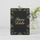 Aangepaste Grote Gatsby Sla de datum op Kaart (Staand voorkant)