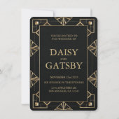 Aangepaste Grote Gatsby Sla de datum op Kaart (Achterkant)