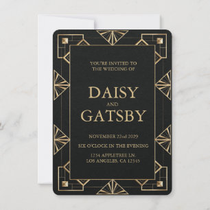 Aangepaste Grote Gatsby Sla de datum op Kaart