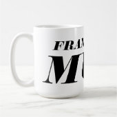 Aangepaste grote jumbo XL-mok Koffiemok (Links)