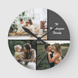 Aangepaste grote klok voor drie fotokolonies