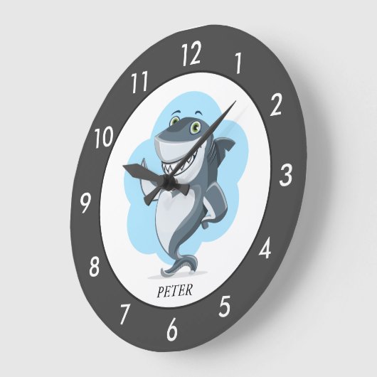 Aangepaste grote klok voor haaiengrijs (Hoek)