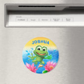 Aangepaste grote koelkast magneet springende kikke (Insitu (Vaatwasser))