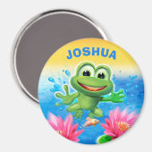 Aangepaste grote koelkast magneet springende kikke (Voorkant / Achterkant)