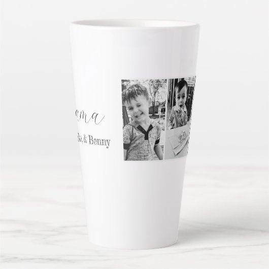 Aangepaste grote latte Mok (Voorkant)