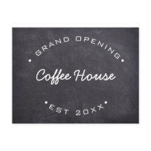 Aangepaste grote opening van uw koffiehuis