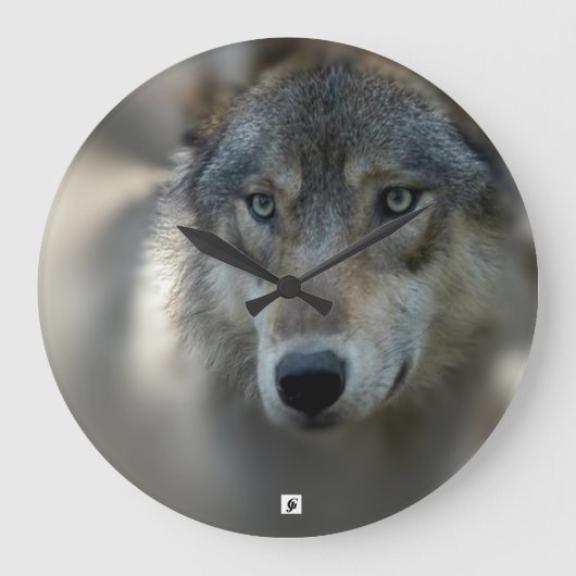 Aangepaste grote ronde wandkast klok (Voorkant)