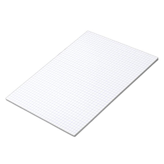 Aangepaste grote ruitjespapier notitieblok (raster (Schuin)
