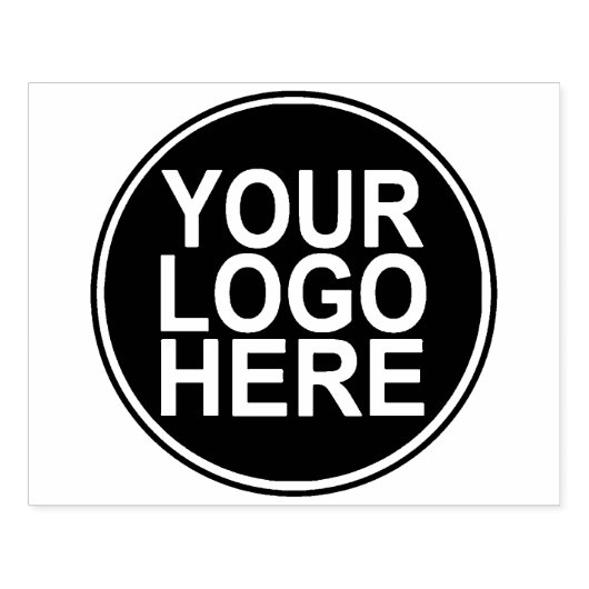 Aangepaste grote stempel Business Logo (Afrduk)