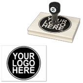 Aangepaste grote stempel zakelijk logo (Gestempeld)