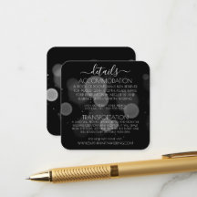 Aangepaste grote vet bokeh zwarte details
