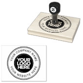 Aangepaste grote vetgedrukte zakelijke Logo Rubberstempel (Gestempeld)