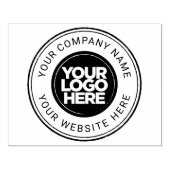 Aangepaste grote vetgedrukte zakelijke Logo Rubberstempel (Afrduk)