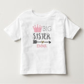 Aangepaste grote zuster kinder shirts (Voorkant)