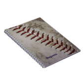Aangepaste Grungy Dirty Baseball Spiral-laptop Notitieboek (Rechterzijde)