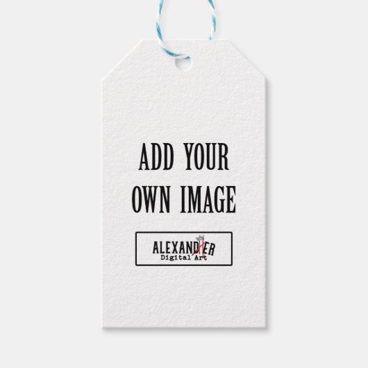 Aangepaste gunst en cadeaulabel (Voorkant)