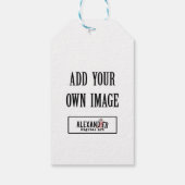 Aangepaste gunst en cadeaulabel (Achterkant)