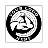Aangepaste Gym Business Brand Logo Rubberstempel (Afrduk)