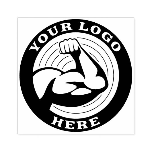 Aangepaste Gym Business Brand Logo Rubberstempel (Afrduk)