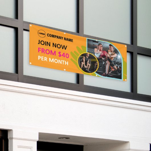 Aangepaste Gym Outdoor Advertentie Banner (Buitenkant Gebouw)