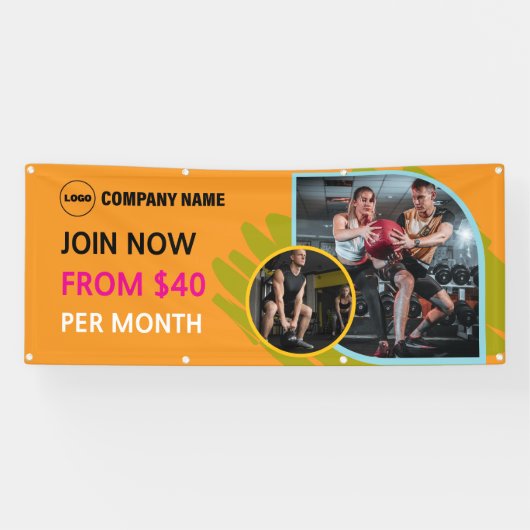 Aangepaste Gym Outdoor Advertentie Banner (Horizontaal)
