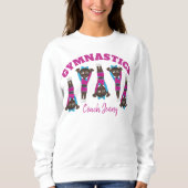 Aangepaste GYMNASTICS Gym Teacher Tumbling Coach Trui (Voorkant)