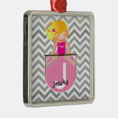 Aangepaste GYMNASTICS-versiering Metalen Ornament (Rechts)