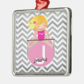 Aangepaste GYMNASTICS-versiering Metalen Ornament (Links)