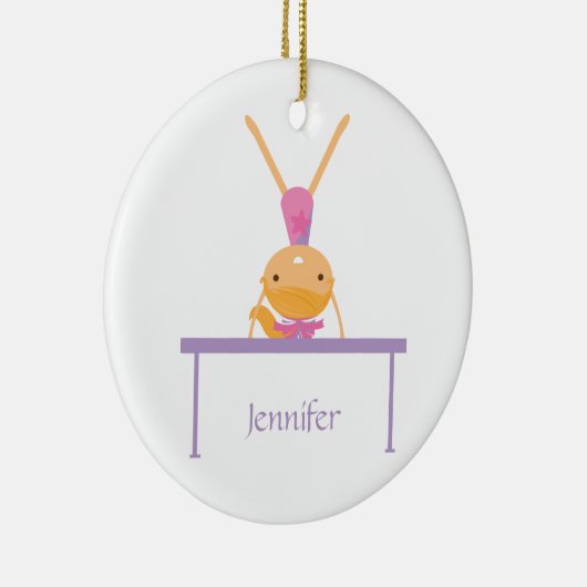 Aangepaste gymnastiek balans kinder versiering keramisch ornament (Rechts)