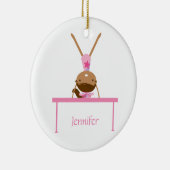 Aangepaste gymnastiek balans kinder versiering keramisch ornament (Rechts)