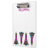 Aangepaste gymnastiek Coach Dance Acro Teacher Klembord (Links)