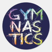 Aangepaste gymnastiek Stickers (Voorkant)
