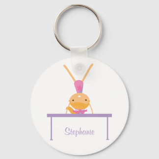 Aangepaste gymnastiekbalans kinder sleutelhanger