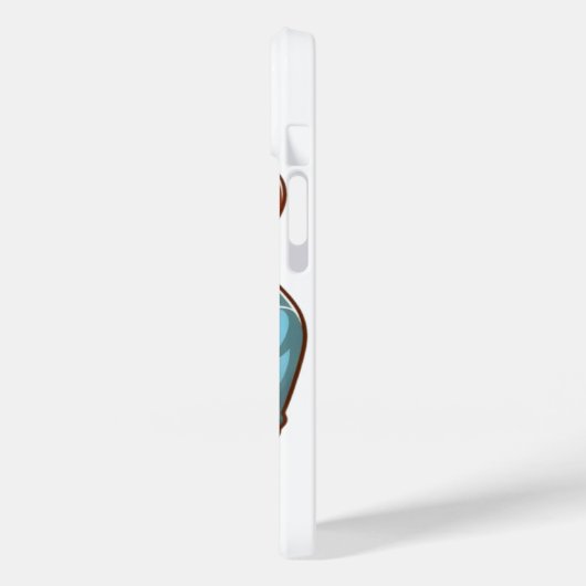 Aangepaste H & T-monogram in een romantisch harton Case-Mate iPhone Case (Achterkant / Links)