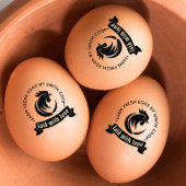 Aangepaste Haan Ei Mini Stempel