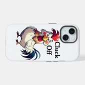 Aangepaste Haan Pun iPhone Case, Klik Uit 15 Case (Achterkant horizontaal)