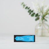 Aangepaste haarclipper voor herenkapper mini visitekaartje (Staand voorkant)