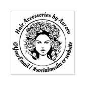 Aangepaste haarkloon Accessoires voor kleine bedri Zelfinktende Stempel (Design)