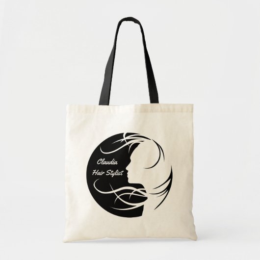 Aangepaste haarlijst tote bag (Voorkant)