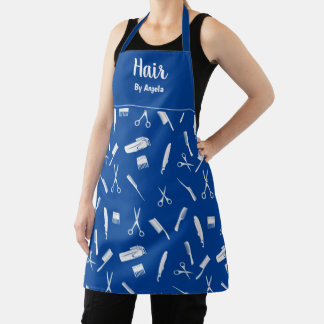 Aangepaste Hair Stylist Navy Apron Schort