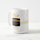 Aangepaste Hajj Mabrour | Gepersonaliseerde Kaaba Koffiemok (Voorkant links)