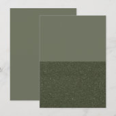 Aangepaste half getextureerde groene platte aankon aankondiging (Voorkant / Achterkant)