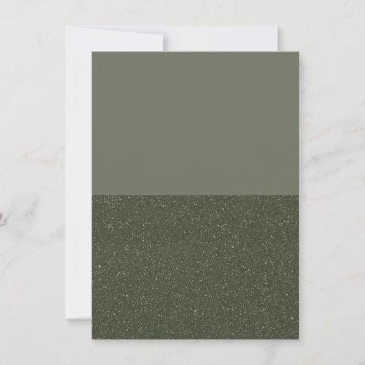 Aangepaste half getextureerde groene platte aankon aankondiging (Voorkant)